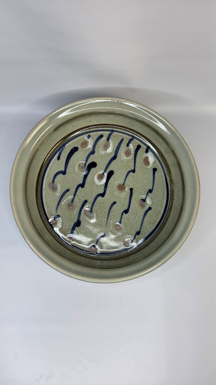 John Page Stoneware Dish Celadon Glaze